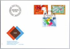 Schweiz FDC Bern 1985 Bäcker Alpen I P T T Weltkongress Interlaken Lakens price
