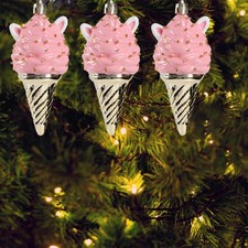 3x Christmas Ornaments Xmas Tree Decor Hanging Ornament Kerstdecoraties en accessoires price