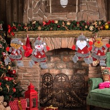 4x Christmas Hanging Ornaments Christmas Tree Hanging Decor Gifts for Kids with Kerstdecoraties en accessoires price