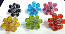 Peppiger Ring aus Kunststoff/Metall von Contro-Corrente Ring R126 Modesieraden ringen price
