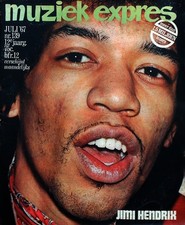MUZIEK EXPRES MAGAZINE JULY 1967 . JIMI HENDRIX FRONT COVER . BEATLES THE WHO Muziek price