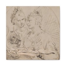 Jan Harmensz. Muller - Allegorie op de muziek - 1615 - 1625 - Canvas Wall Art Muziek price