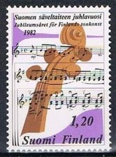 Finland postfris 1982 MNH 896 - Finse Muziek Muziek price