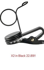 X2 - RK187T1-B Tie clip - WL Lavaliers Black Dasspeld price