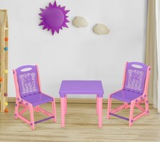 Kids Table and Chair Set Children Study Desk for Boys and Girls Indoor Outdoor Kinderbureau price