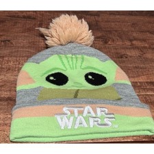 STAR WARS Baby Yoda Beanie Stocking Hat With Pom Pom One Size Warm Hat STAR WARS Baby Beresi price