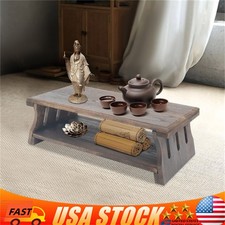 Japanese Floor Table Folding Coffee Table & Tea Table Wooden Altar Table 24"x12" Orta Sehpa price