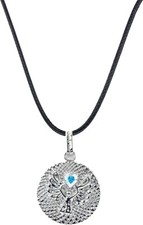 GEPARDINI Schutzengel Amulett mit Herz Kristall von Swarovski - Silber Swarovski ketting price