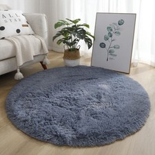 Living Room Bedroom Soft Shaggy Rug with Anti Slip Back Mat 100x100CM Size Woonkamerkleed price