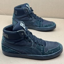 Puma Men's High Top Sneakers Black Suede Fabric Casual Shoes Size 10.5 Casual herenschoenen price