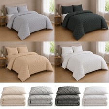 Tufted Diamond Textured Duvet Cover Set Hidden Zip Soft Microfibre Bedding Sets Baby dekbedovertrekset price