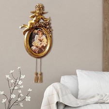 Ornate Picture Frame Oval Photo Frame Resin Centerpiece Tabletop Wall Mounting Schilderij- & fotolijsten price