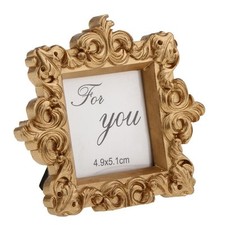 Retro Gold Picture Photo Frame Wedding Birthday Party Table Place Card Decor Schilderij- & fotolijsten price