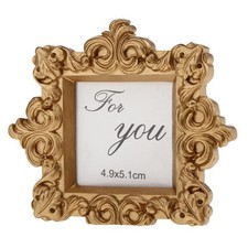 Retro Gold Picture Photo Frame Wedding Birthday Party Table Place Card Decor Schilderij- & fotolijsten price