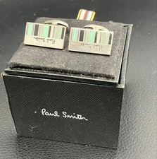Paul Smith Multi-Stripe Cufflinks with Box | Men's Dress Accessories Manchetknopen price
