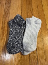 Women’s Ankle Socks 2 Pair Set Light Blue Dark Blue New Without Tags Enkelsokken price