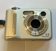 Casio Digital Camera QV-R51 5.0MP Silver Tested with battery Digitale camera Batteries price
