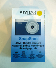 Vivitar Snapshot Digital Camera 44MP Blue W/Lithium Recharge Battery 2.5"screen Digitale camera Batteries price