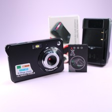 18.0MP Unbranded Compact Digital Camera Black Tested With Battery and Charger Digitale camera Batteries price