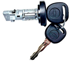 NEW GM OEM Ignition Key Lock Cylinder Switch W/2 Chevy Bow-Tie Logo Chip Keys Papyon price