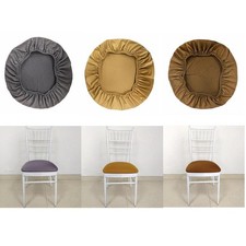 Polyester Spandex Dining Chair Seat Cover Cushion Wedding Standart Sandalye price