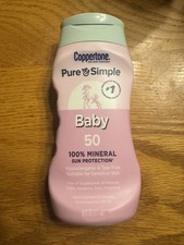 New Coppertone Pure and Simple Baby Sunscreen Lotion SPF 50 Baby zonnebrandcrème price