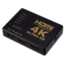 4K HDMI Switch Switcher 5 Port Splitter Hub IR Remote For HDTV PS3 5 In 1 Out UK Hub & Switch price
