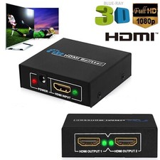 HDMI Splitter 1080P 1 Input 2 Output Multi Display Switch Box Hub HDTV PS3 XBOX Hub & Switch price