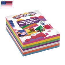Colorations Construction Paper For Kids - 7 Bright Colors - 600 Bulk Sheets Of Knutselpapier price