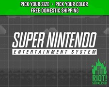 Super Nintendo Decal SNES Decal for Cars, Trucks, Laptops, Consoles, Video Games Dijital Oyunlar price