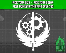 Fallout Brotherhood of Steel Decal for Car Sticker for Laptop Yeti Video Games Dijital Oyunlar price