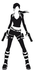 Decal Vinyl Truck Car Sticker - Video Games Tomb Raider Lara Croft Dijital Oyunlar price