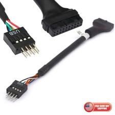 USB 3.0 20 Pin Female to Male USB 2.0 9 Pin PC Motherboard Adapter Switch Cable Computerconverters en adapters price