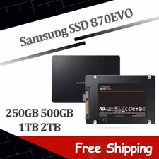SAMSUNG SSD 870 EVO 2.5" SATA III Internal Solid State Drive 2/1TB 250/500GB lot SSD / Solid State Drive price