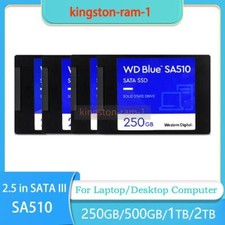 WD Blue SSD 250GB 500GB 1TB 2TB 2.5 in SATA III Solid State Drive for Laptop lot SSD / Solid State Drive price