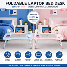 Laptop Table Bed Sofa Tray Foldable Portable Lap Desk Stand for Work & Breakfast Bureau price
