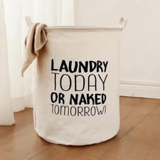 Large Canvas Laundry Basket Hamper Foldable Waterproof Collapsible Storage Bin Laundry Basket price