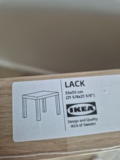 Ikea LACK Coffe Table Side Table Home Office New Sealed 55x55cm 703.190.28 Kantoor bijzettafel price