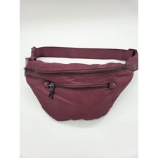 Womens Fanny Pack OS Burgundy Excellent Nylon Belt Bag Crossbody Unbranded Dames Riem Tas price