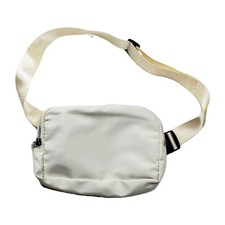 Unbranded Belt Bag Womens Small One Size Cream Adjustable With 2 Pockets Dames Riem Tas price