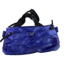 Obagi Womens Belt Bag Fanny Pack Blue Baguette Buckle Adjustable Strap Dames Riem Tas price