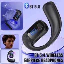 Wireless Earpiece Headphones Earbuds Handsfree Headset Bluetooth 5.4 with Mic UK Bluetooth Headset price