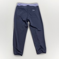 Intensity Girls Large Softball Pants Black Unbelted Gray Waistband Pull On 30x22 Dames Riem price