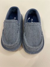 The Childrens Place Toddler Boys Slip On Loafer‎ Shoes blue Woven Size Toddler 6 Unisex kinderschoenen casual price