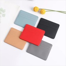 Slim PU Leather Card Holder Wallet Multi-Slot ID Bank Credit Card Case Unisex Unisex kaarthouder price