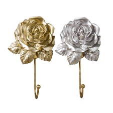 Rose Hook Wall Art Decor Bathroom Towel Hanger Hook for Coat Towel Bathrobe Bathrobe Hanger price