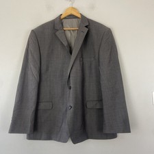Moss 1851 Blazer Suit Jacket Mens 52” Grey Wool Smart Formal Heren pak price