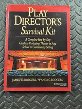 Play directors Survival kit Book guide to producing theater James w Rodgers Theater - Play price