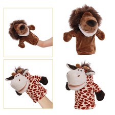 2Pcs Animal Hand Puppet Animal Plush Toy for Show Theater Role Play Teaching Theater - Play price