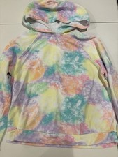 Cat & Jack Girls' Sweatshirt With Hoodie Colorful Tie-Dye Pattern, Size XL (14) Meisjes sweatshirt price